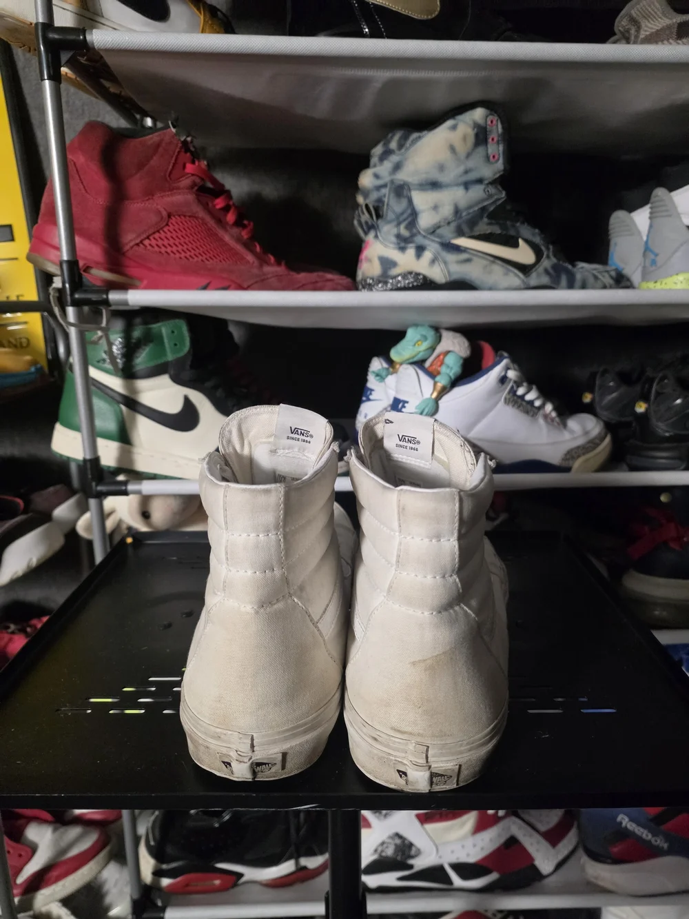 🔥 Vans Men Size 12 Beige High-Top Skate Sneakers